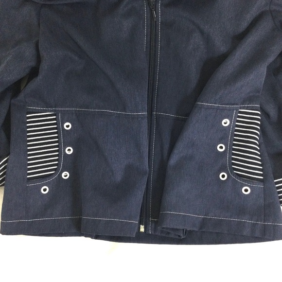 Allison Daley, Zipper Front, 3/4 Sleeves, Light Jacket. - Picture 5 of 6